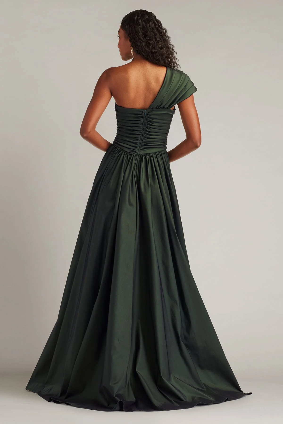 Savar One-Shoulder Gown